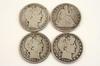 Appraisal: COINS - Lot of four half dollars O Seated Liberty