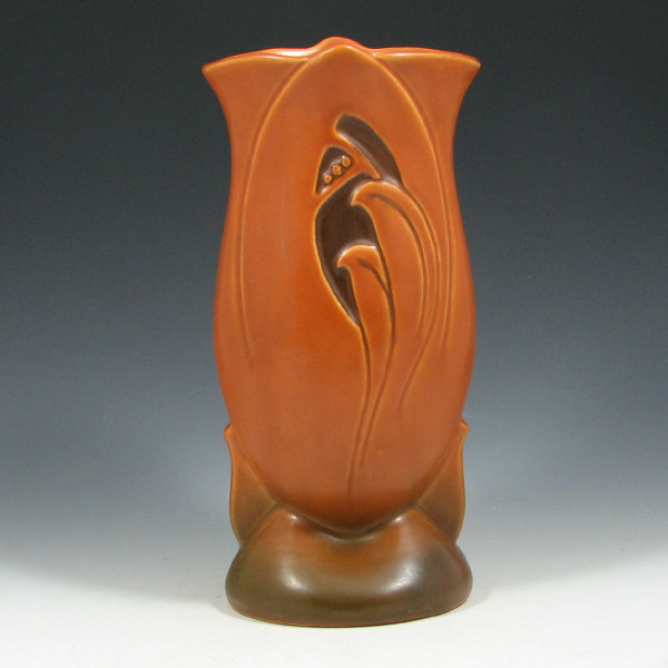 Appraisal: Roseville Silhouette - Vase - Mint Roseville Silhouette vase in