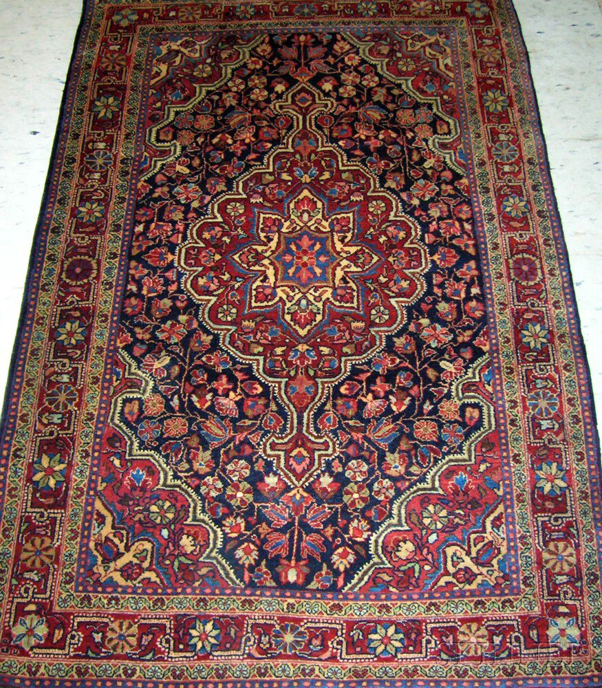 Appraisal: Sarouk Rug West Persia second quarter th century the navy