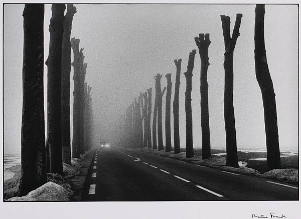 Appraisal: Martine Franck Belgian born Winter near Paris France Gelatin silver