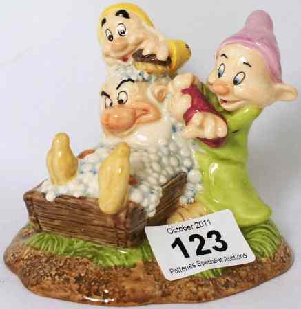 Appraisal: Royal Doulton Snow White Series Limited Edition Grumpy's Bathtime