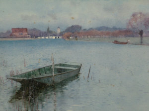 Appraisal: Carleton Grant RBA exh - - Tranquil river scene at