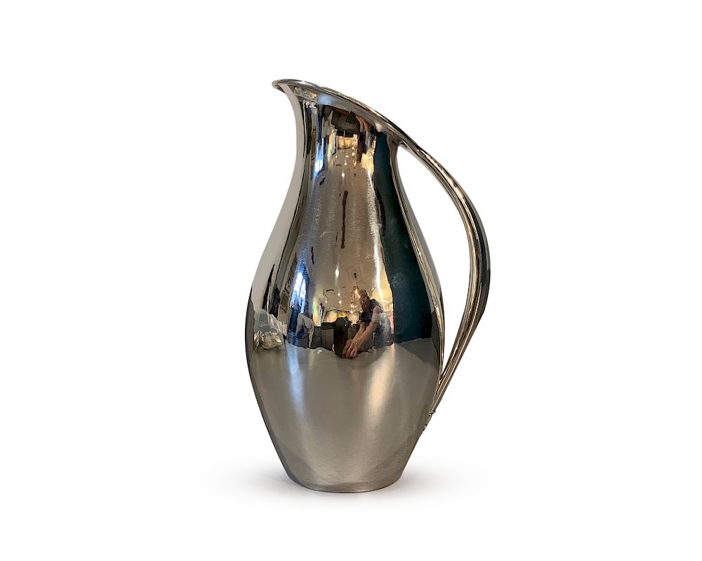 Appraisal: GEORG JENSEN Silver Pitcher No A Johan Rohde designer GEORG