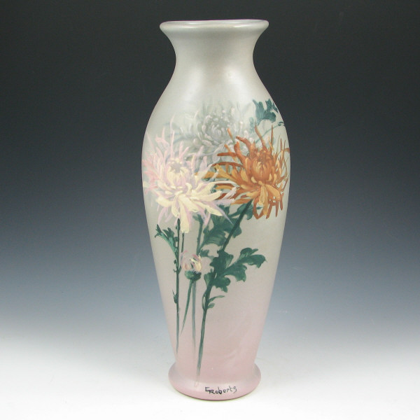 Appraisal: Weller Hudson Vase by E Roberts Tall Weller Hudson vase