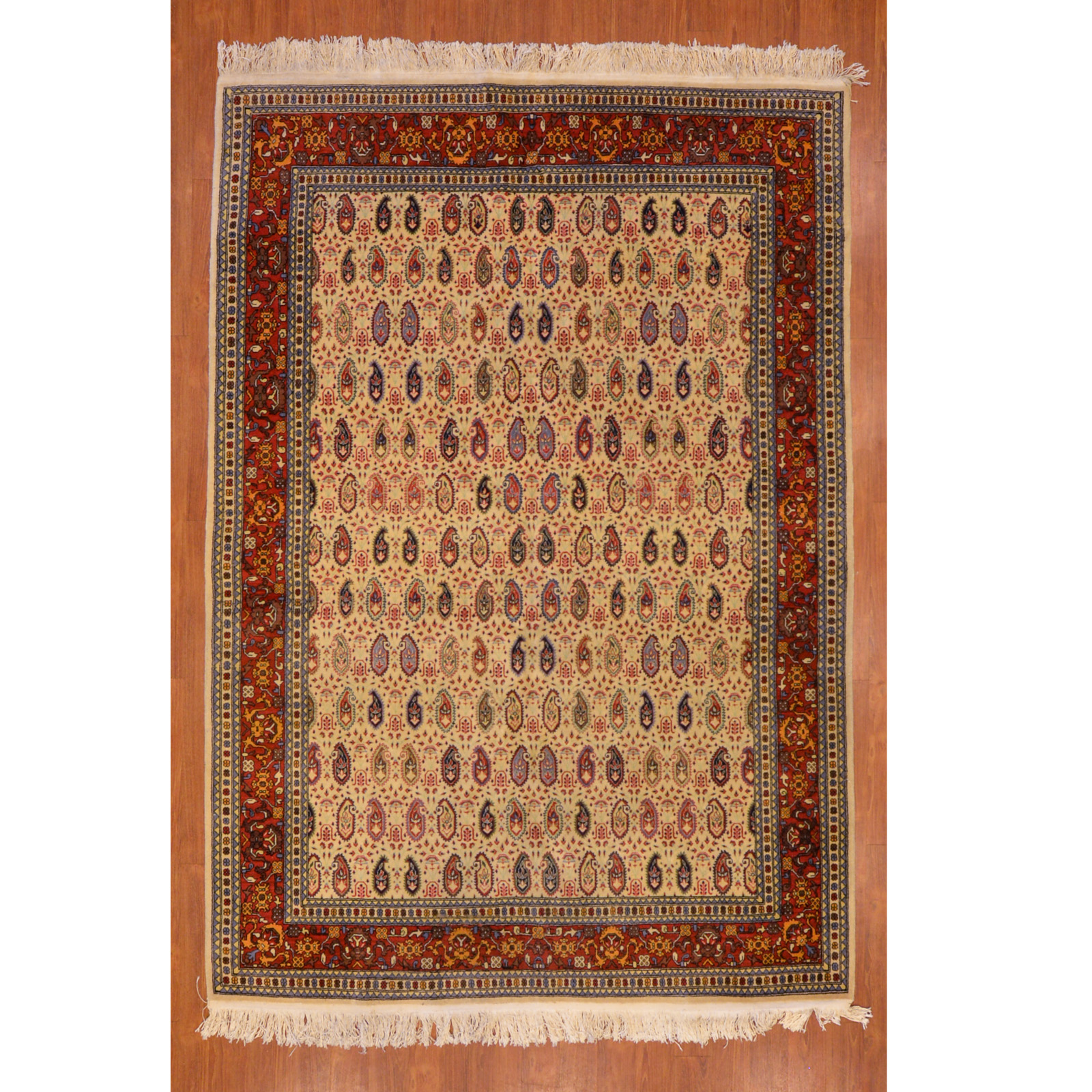 Appraisal: HEREKE RUG TURKEY X Third quarter- th century hand-knotted wool