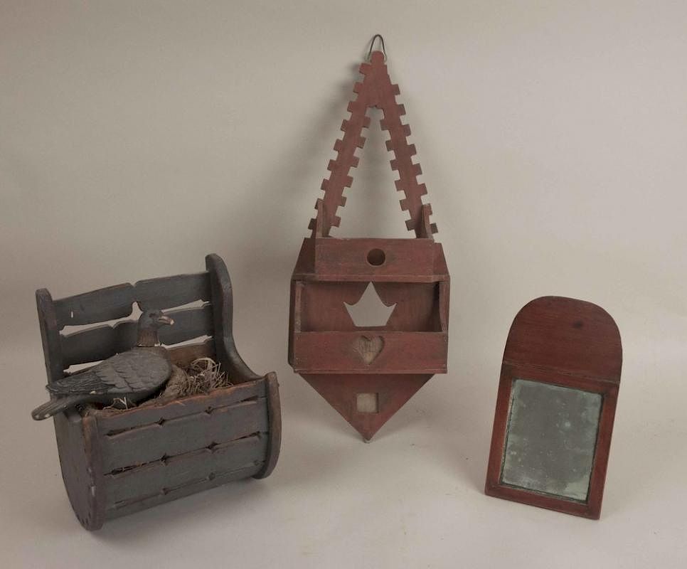 Appraisal: Assorted Decorative Items Lot of four assorted decorative items comprising