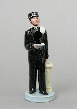 Appraisal: A Royal Doulton Porcelain Figurine Ritz Bell Boy A Royal