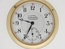 Appraisal: Interstate Chronometer Illinois marked dial and mvt invisible lines in