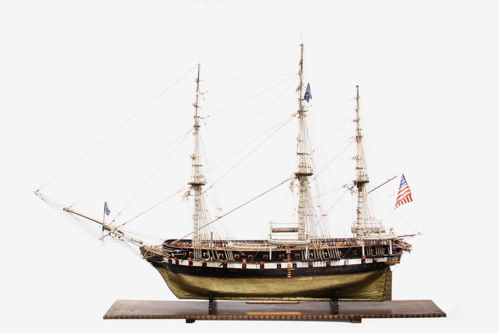 Appraisal: WARSHIP MODEL - 'Savannah' by Maurice Besgneux pere et fils