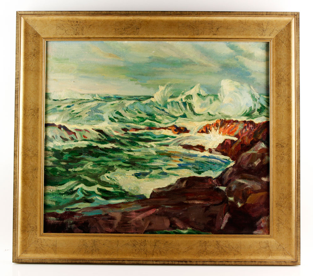 Appraisal: - Woodbury Seascape O C Charles H Woodbury American -