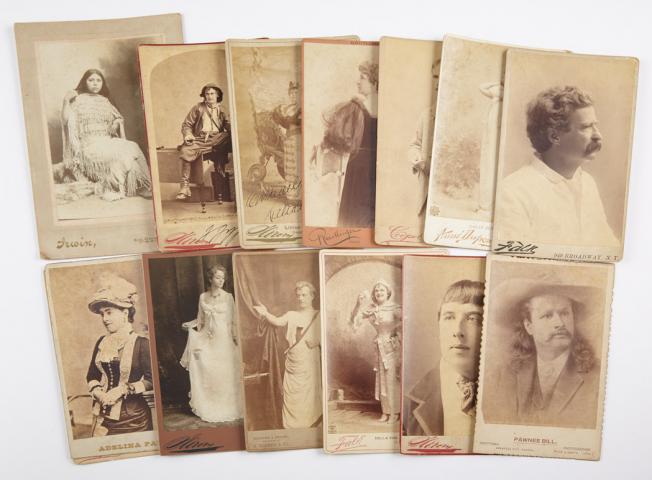 Appraisal: CABINET CARDS Group of approximately cabinet cards most - primarily