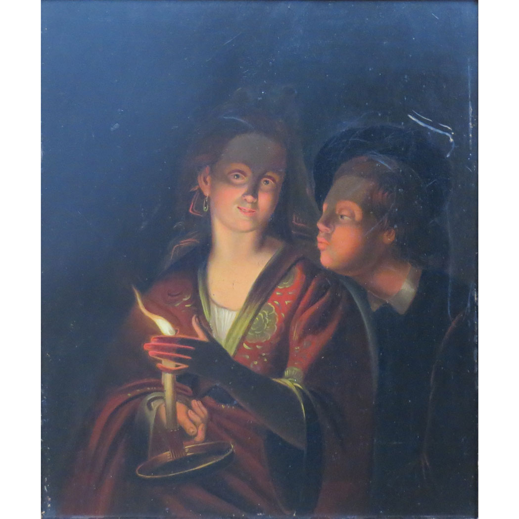 Appraisal: Manner of Gerard Dou Lady with a Candle Oil on