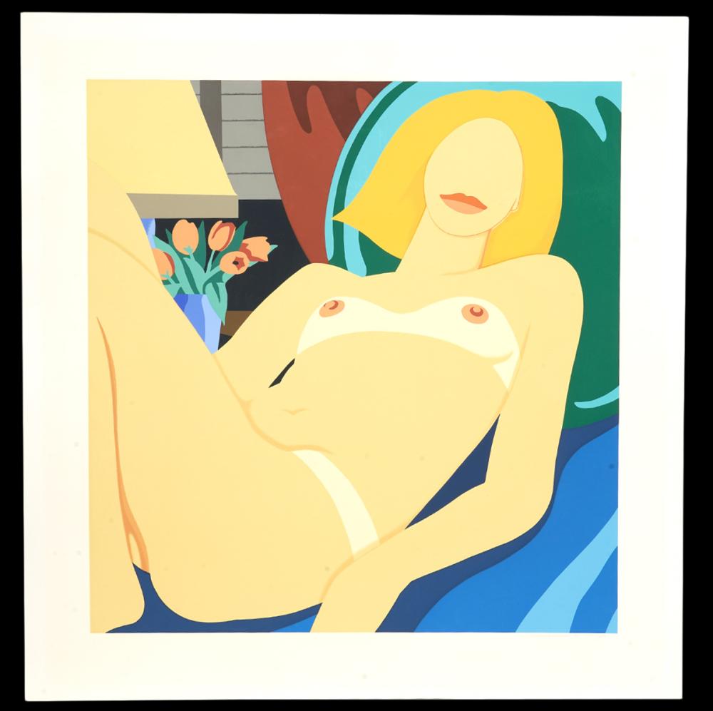 Appraisal: TOM WESSELMANN 'CLAIRE NUDE' SCREENPRINT ON PAPERTom Wesselmann American -