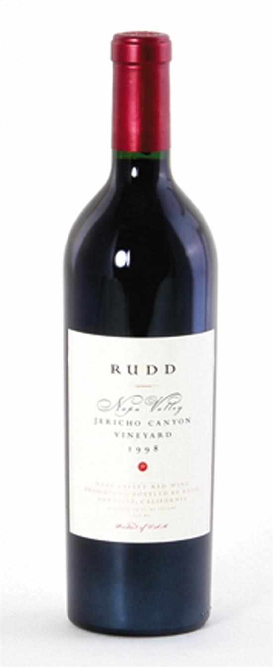 Appraisal: Rudd Jericho Canyon Vineyard Red Napa Valley California L each