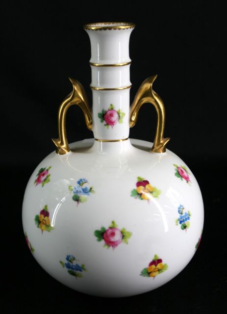 Appraisal: A Minton twin handled vase cm high