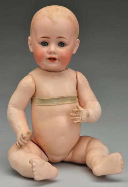 Appraisal: Kestner Character Baby Doll Description German bisque socket head incised