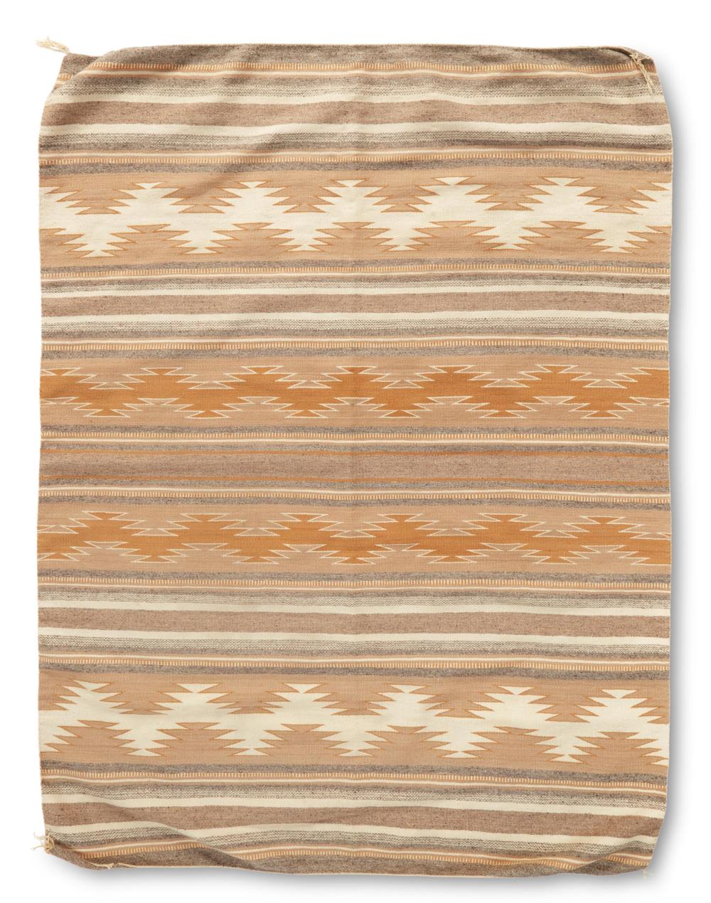 Appraisal: A Navajo Chinle-style blanket Mid- th century Dine Woven in