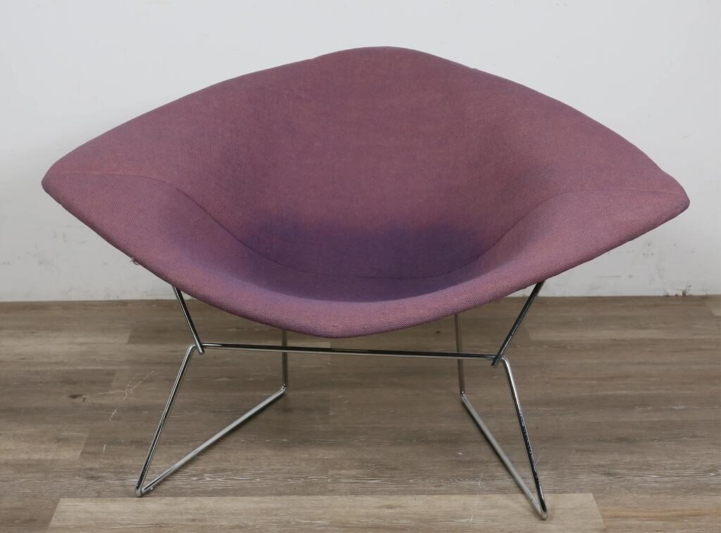 Appraisal: HARRY BERTOIA DIAMOND LOUNGE CHAIR FOR KNOLLHarry Bertoia Italy -