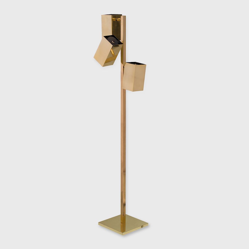 Appraisal: Koch and Lowy Brass Floor Lamp Marked x x in