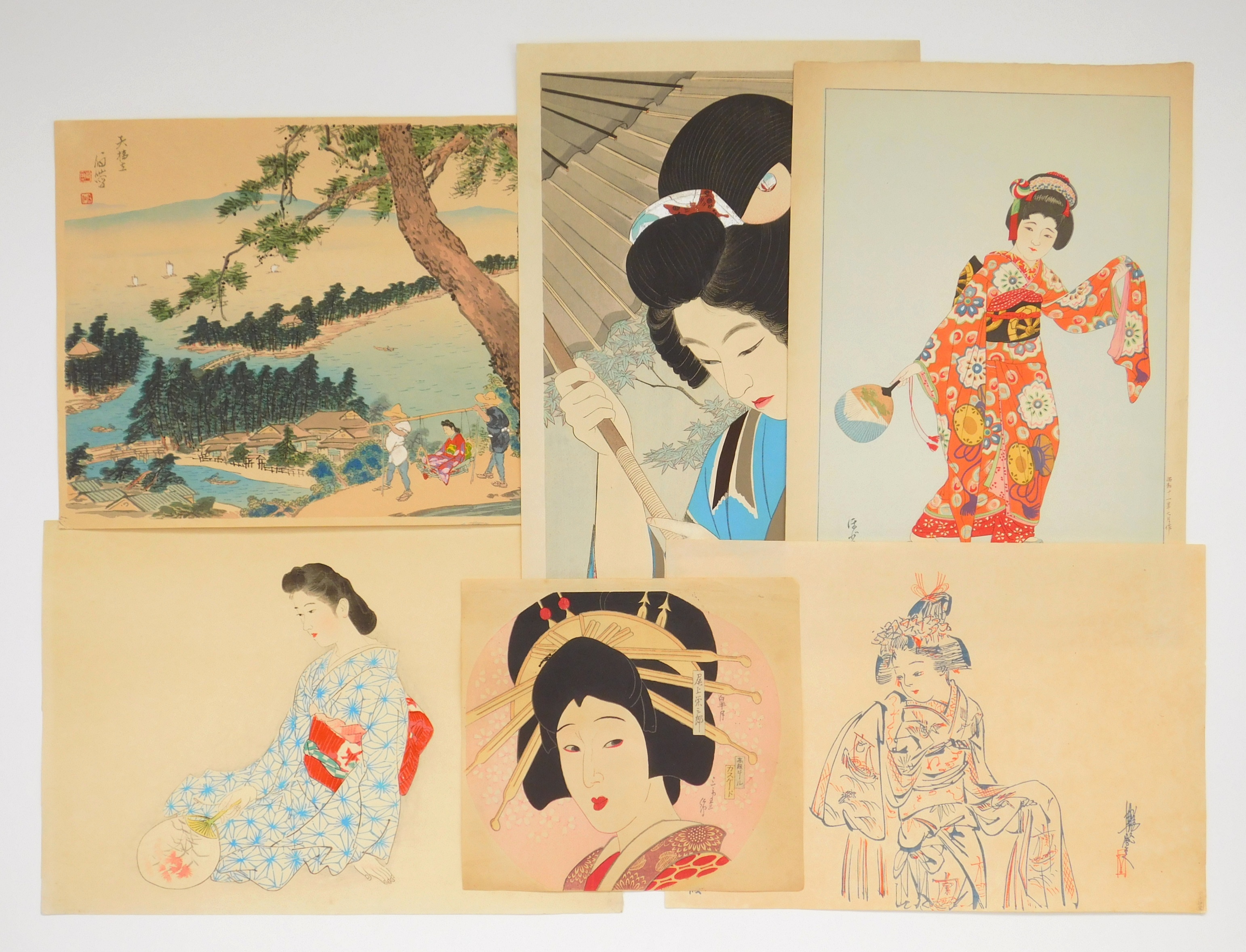 Appraisal: Japanese woodblocks Shinsui Ito - - ''Ideal Japanese Woman'' yamato