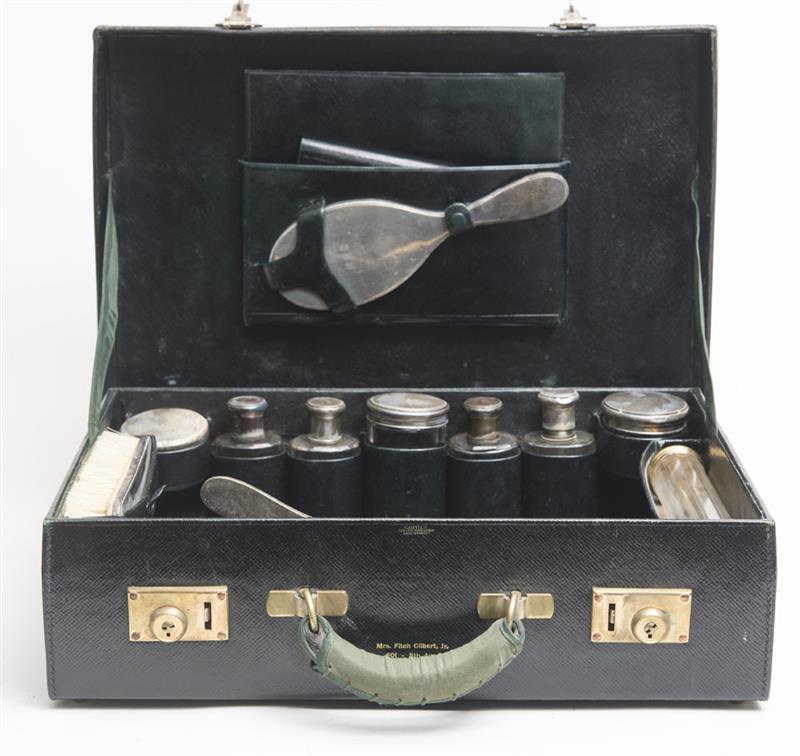 Appraisal: GENTLEMAN'S DRESSING SET Estimate -