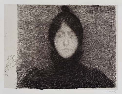 Appraisal: HENRI MARTIN Ind cision Lithograph printed in brownish-violet on chine