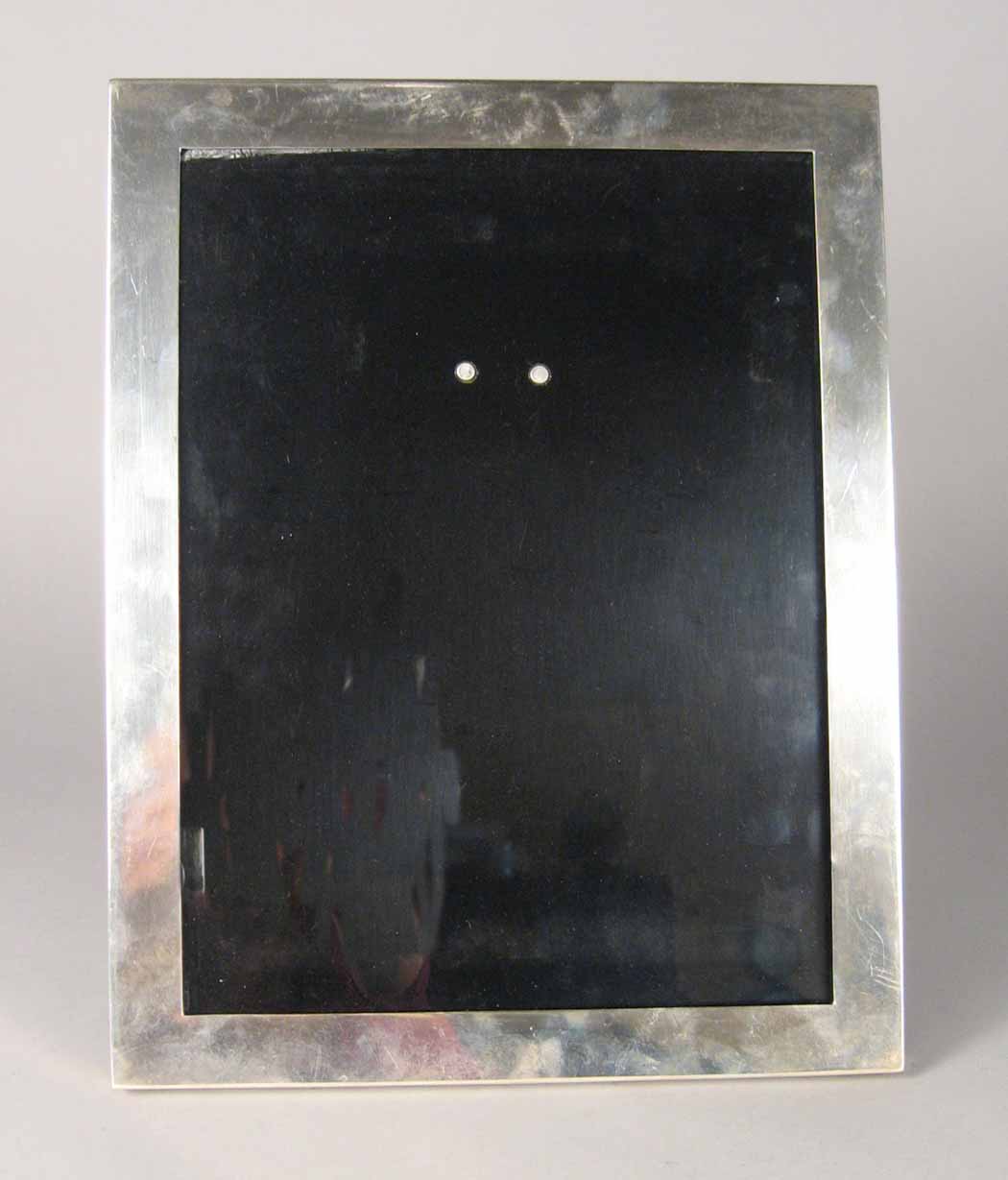 Appraisal: American sterling silver frame watrous mfg co Of plain rectangular