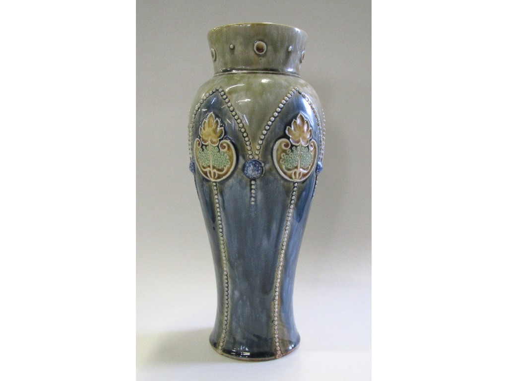 Appraisal: Royal Doulton stoneware vase decorated by Ethel Beard