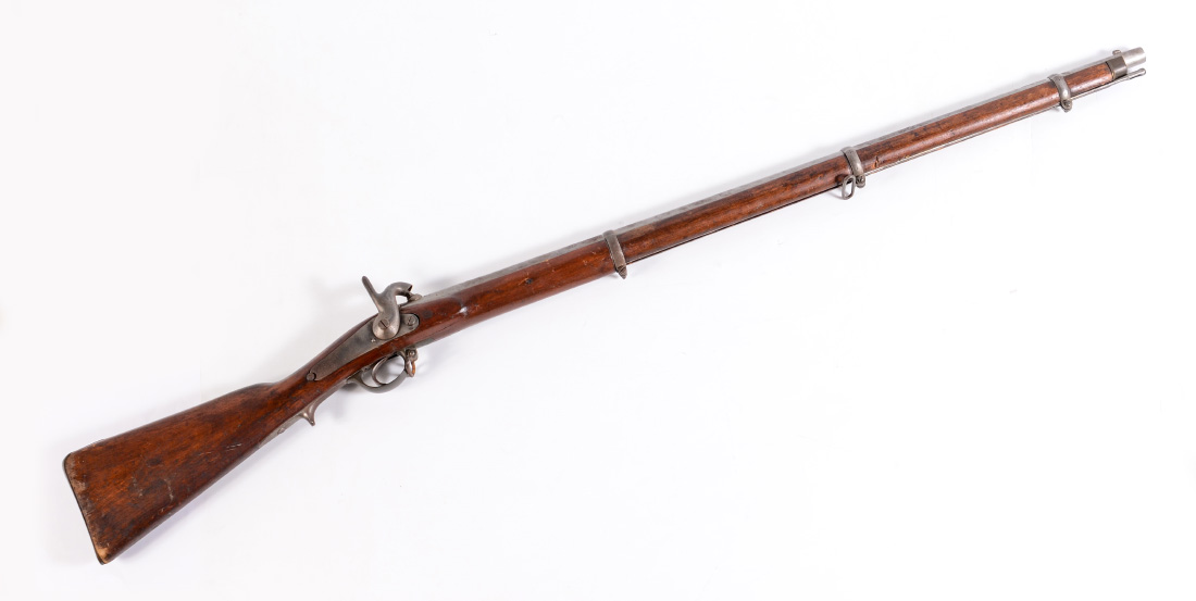 Appraisal: CIVIL WAR ERA BELGIAN MUSKET Approx caliber smooth bore ''