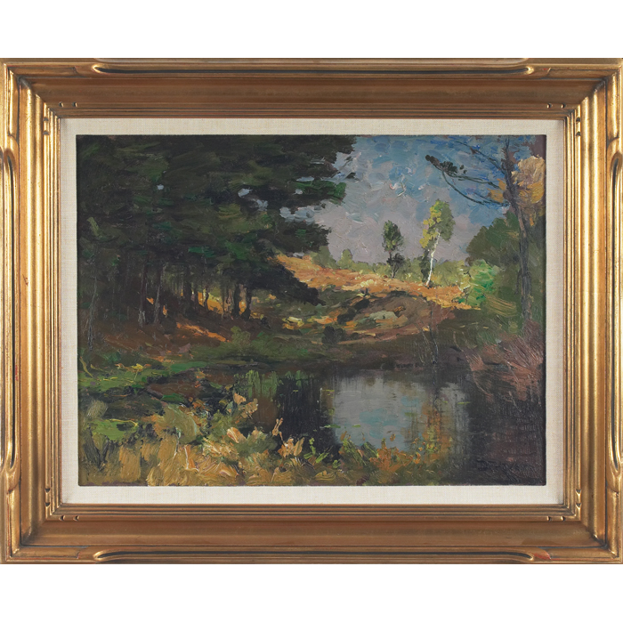 Appraisal: Franklin Benjamin DeHaven American - ''Landscape '' c oil on