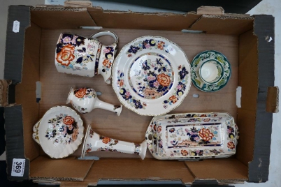 Appraisal: A collection of Masons Mandarin patterned items to include jugs