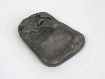 Appraisal: Carved Ink Stone Chinese ca early th Century Carved inking