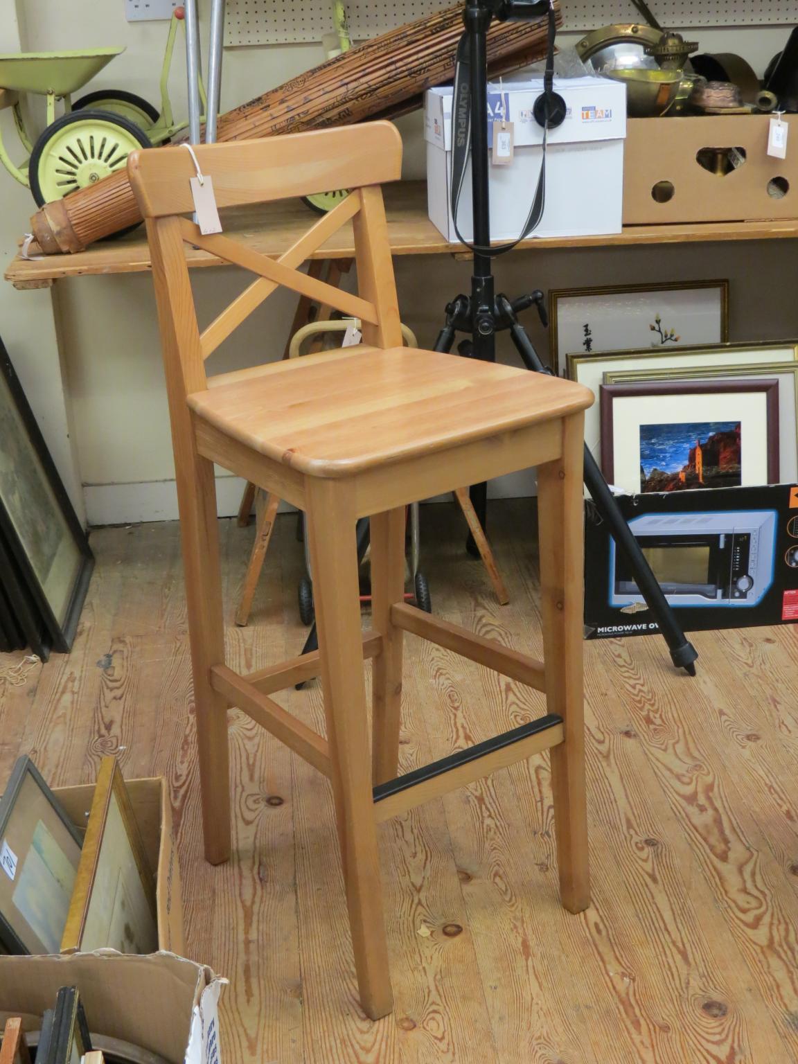 Appraisal: A set of four Victorian-style light beech dining chairs with