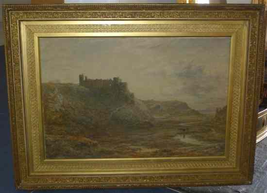 Appraisal: Thomas Danby - watercolour Harlech Castle signed x in Estimate