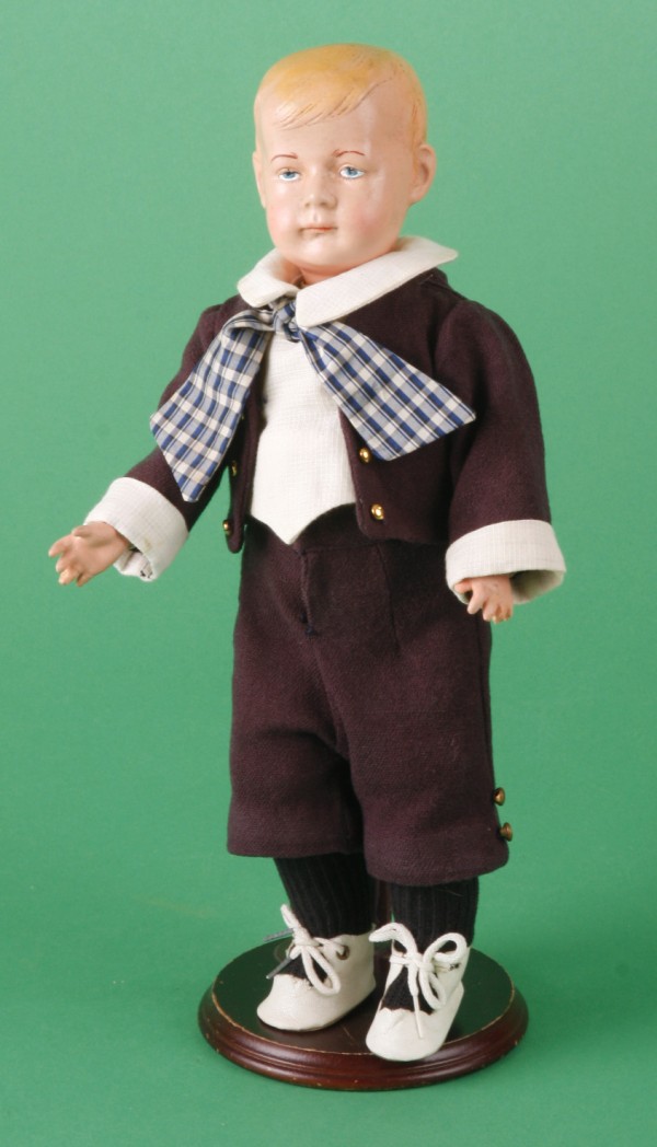 Appraisal: Harald W Z portrait boy doll by Wagner Zetsche Ca