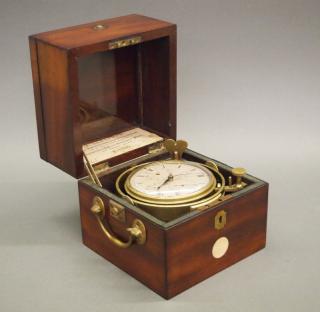 Appraisal: R Molyneux marine chronometer A mid th century English Marine