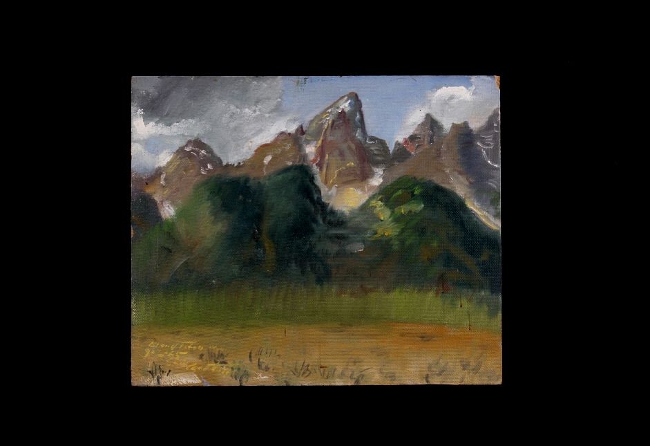 Appraisal: Original Signed Carl Tolpo Grand Teton Range Included in this