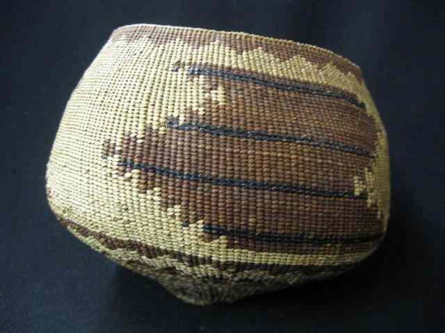 Appraisal: Native American Indian Yurok Basket Northern California '' diameter ''