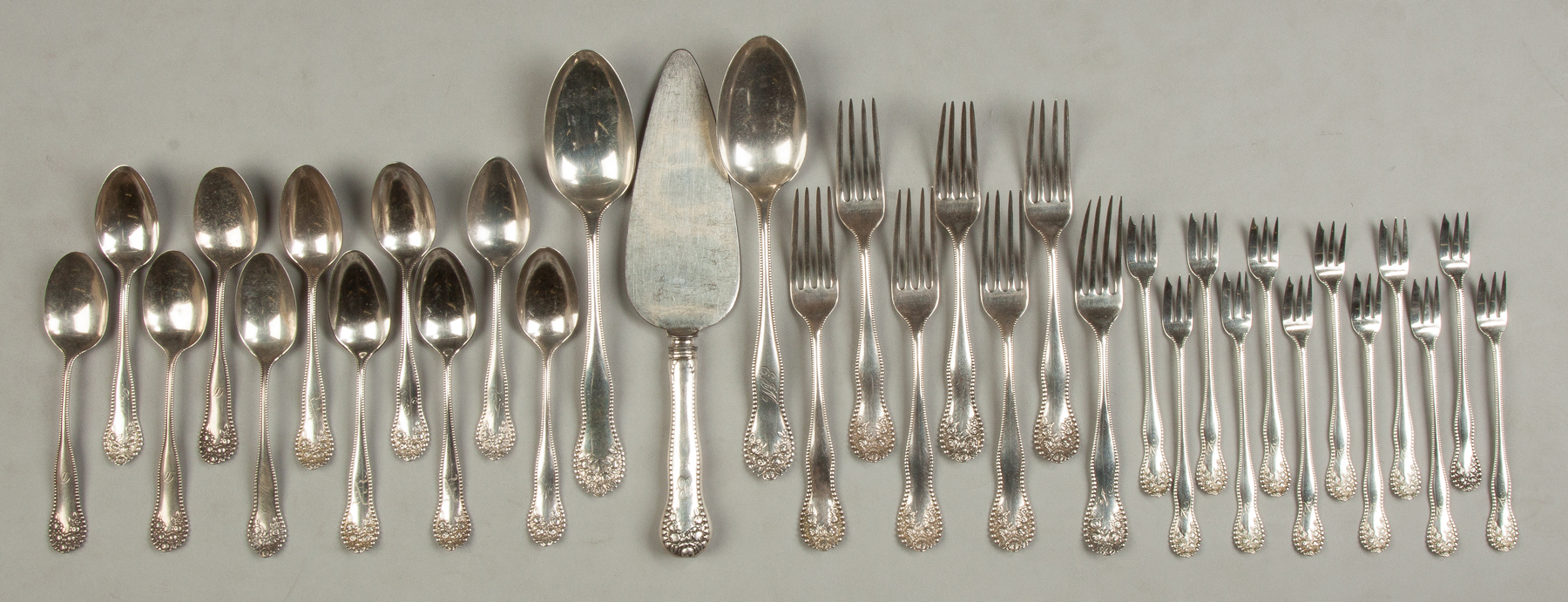 Appraisal: Various Sterling Silver Flatware Total pieces ozt weighable Incl Gorham