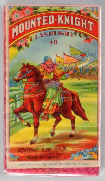 Appraisal: Mounted Knight -Pack Firecrackers Class Manufactured by Kwong Jin Jak