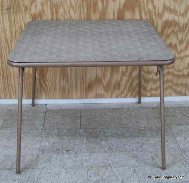 Appraisal: Samsonite Folding Game TableFrom the estate is a nice vintage