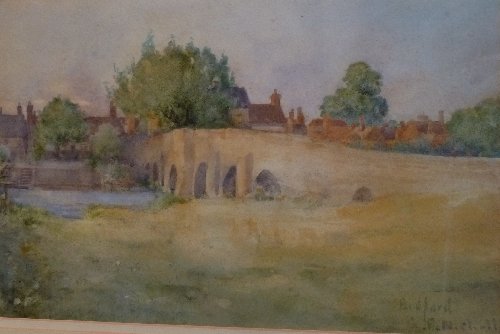 Appraisal: George Nicholls Bidford-on-Avon signed watercolour cm x cm '' x