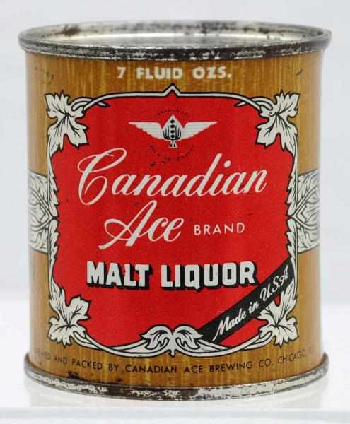 Appraisal: Canadian Ace Malt Liquor Flat Top Beer Can - Very