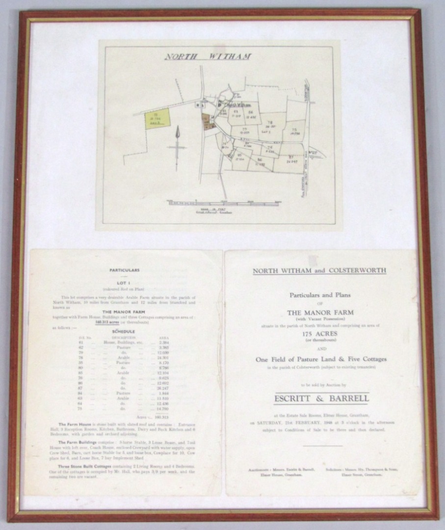 Appraisal: An auction catalogue for the Manor Farm at North Witham