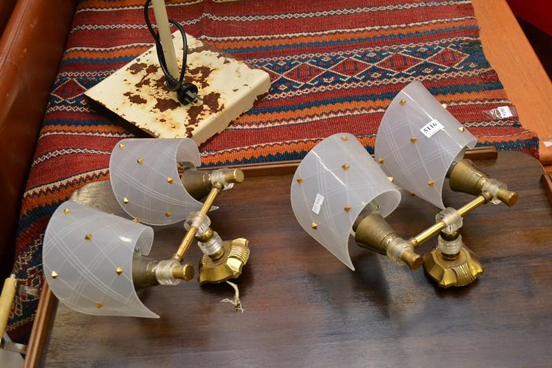 Appraisal: A PAIR OF FRENCH WALL SCONCES