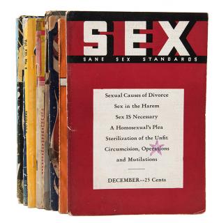 Appraisal: A Group of Pamphlets Pertaining to Sex Studies A Group