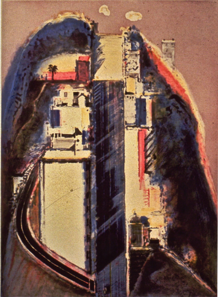 Appraisal: - Thiebaud Steep Street Aquatint Wayne Thiebaud American b Steep