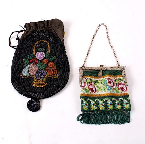 Appraisal: Antique Ladies Beaded Purses Available in this lot is a