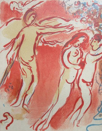 Appraisal: Adam and Eve Banished from Paradise from Drawings for the