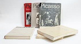 Appraisal: SIX PICASSO CATALOQUE RAISIONNE TOMES ON MULTIPLESComprising George Bloch Catalogue